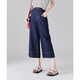 Touchmiss Mode High Taille Wide Legs 2025 Sommer Neuer Retro Loose Jeans Frauen Marine Blue 30