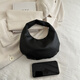 Dadong Nischendesign Frauenbag 2025 Neue weiche Leder Textur Cloud Handtasche Knödelbeutel Einfacher Mode -Handtaschen -Tasche grau