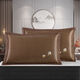 Almohadas de verano para hombres Summer Summer Silk Pillow Case de almohada de doble cara cubierta de núcleo de almohada de ratán fresco para adultos más enredadera de hielo 679-7 (lavable) predeterminado 48*74 estuche de almohada (un par)