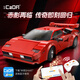 Cada (CaDA) cada remote control building blocks assembled children's toys red shadow sports car racing sports car model boy C51085 red shadow sports car-remote control version-328