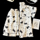 
Shiru Meng Summer Children's Pajamas Women Short Sleeve Shorts Girls 2025 New Summer Princess Sweet Student Girls Home Clothing 752# Soft and Skin-friendly [Short Sleeve + Shorts] 110 Children's 8 size 100-110CM 30-40Jin[Jin equals 0.5 kg]