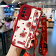 OPALENO10 Mobilfunkkoffer Reno12 Lanyard Einfach und geeignet für die volle Crossbody Body Bracket Armband Silikon-Schutzabdeckung für [Kreuzbund-Armband Lanyard White] CF1098 Oporeno13