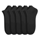 Yalu Socks men's summer breathable short socks with feet odorproof socks sweat-absorbing and antibacterial classic solid color sports socks Yalu: [Solid color versatile/wear-resistant and durable] One size [Five pairs/mixed colors] odorproof*breathable