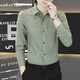 
Seven Wolf official website shirt men's long-sleeved new style business small plaid inch shirt high-end summer top slim shirt men 6167 blue gray M _90-110Jin [Jin equals 0.5 kg]