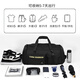 Pull back travel bag men's large-capacity backpack fitness bag dry and wet separation women's outdoor sports backpack handbag luggage bag