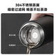 FUGUANG THERMOS CUP HOMBRES ALTA Men y mujeres 316 Estudiante de acero inoxidable Elaboración de té portátil de té portátil de gran capacidad Copa de agua Año Nuevo Personalización de regalos Negro 450ml [316 Liner interno]