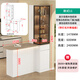 Xuepeng Multifunktional Freizeit Bar Tisch Küche Middle Island Tisch Wohnzimmer Partitionschrank Weinschrank Seitenschrank Esstisch integriert 6G374 Modell 11 (mit Licht): 1478*600*2400