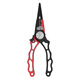 360 degree rotating 26kg aluminum alloy large fish control lure pliers set with weighing fish gripper fishing tool FG-1047A red and black lure pliers