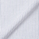 MUJI Women's Cotton Washed Oxford Button Collar Long Sleeve Shirt Women's Shirt Jacket Tops 25 Fall New Product Saxon Blue Stripe S (155/80A)