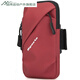 Zhewei sports arm bag mobile phone bag running mobile phone arm bag outdoor mobile phone bag men and women universal arm strap red