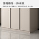 Feimuda wardrobe bedroom simple modern minimalist two-door light luxury style installation-free storage solid wood storage cabinet customization 1.2 meters three-door main cabinet