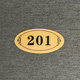 Door number Customized door label sticker for home rental housing dormitory hotel apartment floor digital sign acrylic 702 length 19 cm x height 9 cm
