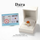 Dara beeswax ring open single ring S925 silver gold-plated old wax women's ring for mother in the year of birth, Chinese Valentine's Day gift for girlfriend