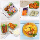 
South Korea imported glass lunch box microwave heating bento bowl separate refrigerator freshness box seal 695ML rectangle