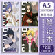 Orlandi Naruto Laptop Soft Gummi Set Notebook Naruto Peripheral Uchiha Sasuke Itachi Naruto Orochimaru Homolin Notepad Laptop BG13562