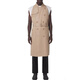 Burberry (BURBERRY) New Year's gift Burbrry FW22 solid color sleeveless double-breasted windbreaker men's khaki khaki same style for men and women one size 48