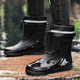 Botas de lluvia de alta gama alemanes Nuevos zapatos impermeables a impermeables a impermeables a impermeables a mitad de tubo de lluvia con botas de lluvia de agua de agua al aire libre botas de lluvia de pesca al aire