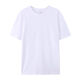 Étudiants de vêtements pour femmes 2025 Nouveau style coréen décontracté Luge grande taille Student blanc rond cou rond à manches courtes pour femmes T-shirt pour femmes 1048 m
