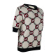 
Gucci (GUCCI) sweater Women's double-sided wool five-quarter sleeve pullover sweater for women (spring and autumn women's sweater) GU678310XKB7TBCW (9194) S