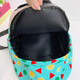 Xiaoxin Doll New Style Crayon Xiaoxin Coupte de moule floral Couleur de couleur Bloc Sac à dos Big Head Cartoon Student Student scolaire polyvalent DD-519 # Green
