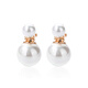 Qlady Imitation Pearl Ear Clip Women's No-Ear Hole Temperament High-end Earrings 2025 New Light Luxury Earrings Birthday Gift