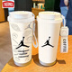 膳魔师（THERMOS）潮牌篮球保温杯学生手拎便携不锈钢大容量吸管水杯新款男女高颜值 HST1518詹姆斯+配挂绳 陶瓷覆层
