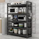 
Sanqihu kitchen large capacity storage rack floor-standing multi-layer microwave oven oven electrical cabinet multi-function pot storage rack 3-layer 12035
