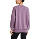 Under Armour Offizielle Website Frauenkleidung 2025 Sommer Neues Fleece Warm Sportswear Lose Training rundes Nacken-Sweatshirt Casual Pullover 1379475-500 S 160/80A