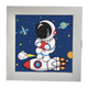 Astronauten und Kinder handgefertigtes DIY Diamond Stickers Material Pack Kindergärtnerinnen für frühe Bildung Paste Geschenk 7029 bezieht sich darauf, wer Geld verdient [Holzrahmen + Werkzeuge + Farbbox]
