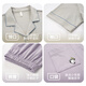 Pajama de pareja de siete colores para hombres y mujeres Summer algodón delgado 7a pantalones cortos de manga corta ropa de verano set de dos piezas para mujeres 5e5154-men 5e5155_ [algodón, 7a anti-Mites L (estilo de las mujeres)