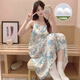 Yalu Brust Pad Nachthemd für Frauen im Sommer 2025 neuer Hosenträger Pyjamas Thin High-End- und ärmelloses kühles Zuhause JDX_3889Q# Weste Rock Liebes Herz (mit fester Brust xl xl