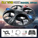 4DRC4DRC flying saucer UFO aircraft children's remote control aircraft flying ball four-axis drone intelligent suspension boy toy UFO flying saucer colorful lights + fixed height + stunt tumbling three-module battery