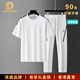NEWMDER国际官方正品【莫代尔】轻奢高端休闲速干跑步运动套装男 高档黑色 L