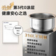 Bear rice cooker for 1-2 people, small rice cooker, 0 coating, healthy 316L stainless steel, one-button fast cooking, micro-pressure multi-function, can be reserved 1.6LDFB-C16M3 national subsidy
