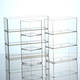 Yusenyi d'autres boîtes de rangement tiroirs de cuisine partition intégrée en acrylique transparent à bande étroite étroite baguettes de vaisselle rectangle 4877. Côté u panier transparent - longueur moyenne 1 hauteur de compagnie