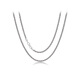 Zhaoliang platinum necklace for men and women PT950 platinum necklace clavicle chain versatile plain gold temperament platinum chain 29.46 grams long 50cm