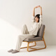 MUJI (MUJI) El pijama del hogar de tejido suave de tejido de mujeres, el hogar de mujeres, el hogar de mujeres de 25 años de otoño fd31cc5a marfil blanco s -m