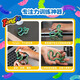 Tangle officiel authentique twist métallique décompression artefact TDAH Focus Training Training Fingert Jouet 12603 Metal Series-métallique
