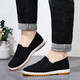Echte 3520 Mugwill-Anti-Odor-Fahrt schwarze Stoffschuhe mit einem Fuß, einem Fuß mittleren Alters und älteren Kuhsehnensälen Schuhe, alte Peking-Stoffschuhe, Mugstertuchschuhe (schwarze Sohlen) 41 (255 mm) Standard-Sportschuhe Größe