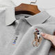 Shirt Shan Lao Luo polo shirt Paul lapel short sleeve official flagship store Men's polo shirt pearl T-shirt summer S683 green [high quality] XL XXL code recommended 150-170Jin [Jin equals 0.5 kg]