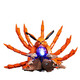 DK DEKE 5012 NINE-TAILLED FOX DRONN DRAGON ORNAMENT TRENDY TOYS ASSELL'S ASSEMBLAGE Small particules Building Blocs Toys Deke 5012 Neuf-Tail 1480 grains [Exquise Box Box Boîte