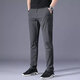 [Le code de marque déferle le code pour prendre la bonne affaire] Pantalon décontracté en soie de glace d'été pour hommes pantalons à la mode à la jambe droite 688 Blue 34 Taille