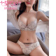 Modale sexy Unterwäsche für Frauen mit Stahlringen und oberen Träger, um zu verhindern, dass große Brüste mit kleinen BH -Set dünne kleine Brüste mit lila 70A dickten, verhindern