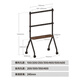 Brateck Northern Arc (43-75) TV Stand Mobile TV Art Stand Floor Stand 65 Movable TV Stand Xiaomi TV Hanger Trolley TV Cabinet Cabinet Type FS350