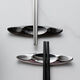 Fantasy high-looking chopstick holder chopstick holder kuaizi spoon holder stainless steel household creative chopstick pillow metal chopstick holder black + silver 2 pack 304 stainless steel chopstick holder