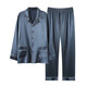 Funden Pyjamas Herren Spring- und Herbsteiseis-Langarmhosen 2024 Neue Sommer Herren-Klimaanlage für Hauskleidung 1098# xl empfohlen 135-155jin [Jin entspricht 0,5 kg]