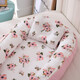 Fully cotton breathable and detachable portable crib mid-bed bionic baby nest baby pillow travel crib grey edge animal (no quilt) HDJ 50*85