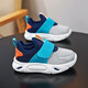 Children's shoes, boys' sneakers, breathable mesh, summer new style 2025 fashionable and versatile set of girls' running shoes LYL9765A gray and blue moon double net 37 shoe length 23.5cm