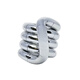 
Le Yingqi Tan official genuine twist Le Metal Series decompression artifact adult ADHD concentration training toy rope 12604-Silver