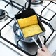 Shuangshan gas stove bracket kettle small milk pot auxiliary pot holder universal kitchen natural gas stove stand holder anti-slip four-leaf clover type suitable for pots and pans within 17cm